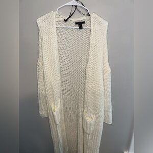 Forever 21 long line knit cardigan